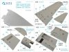 Quinta Studio QP48005 IL-2 (single seater) lights, hatches and panels (Zvezda) 1/48